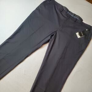 Ralph Lauren Men's Size 50X32 Edgewood Dress Pants Tapered Leg Black